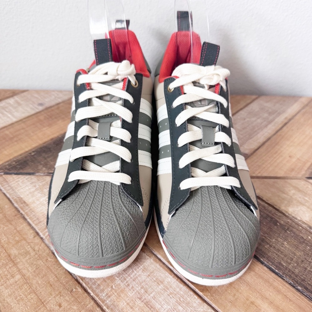 adidas Superstar Rattan Cream Sneakers - Picture 8 of 13